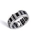 thumbnail image 2 of Qarigey Anillo giratorio Bagua moda Punk banda anillos ancho titanio acero joyería encanto boda hombres amante dedo accesorios Ropa, zapatos y accesorios Miscelánea  8 # como se muestra Qarigey  AP016423-02, 2 of 6