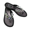 thumbnail image 3 of GRANDCO Women's "AB" Deluxe Thong Sandal, Color: Black, Size: 11 (27233E-BK-11), 3 of 6