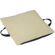 DMI Duro-Gel Flotation Cushion, Fleece Cover, Cream, 16" x 18"