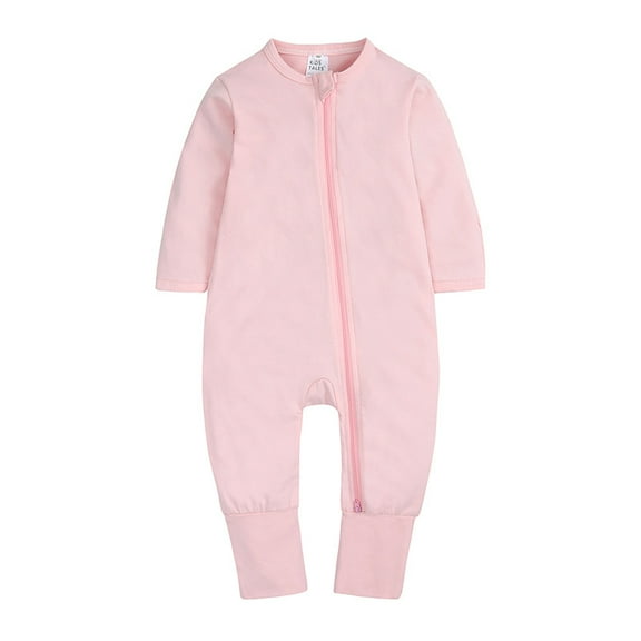 Newborn Boys Girls Long Sleeved Crawl Suit Onesie One-Piece 100%cotton Sleepwear 3-6 Months
