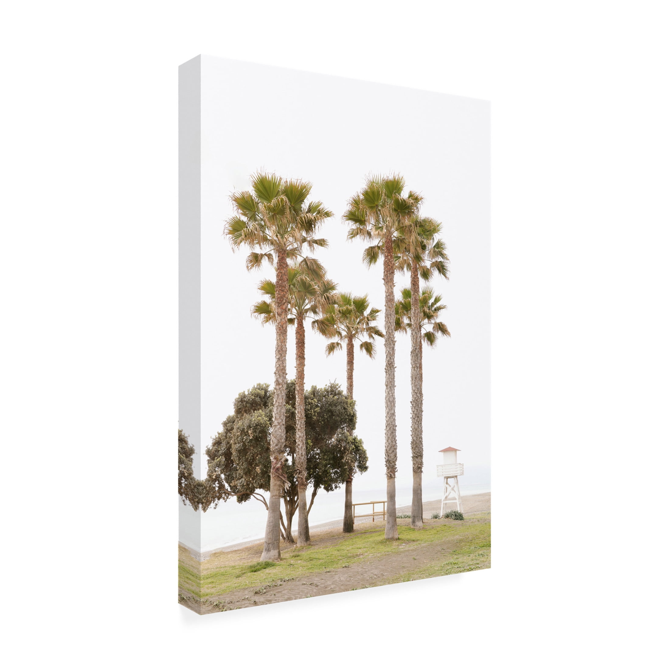 Canvas Wall Art - Carina Okula 'Mediterranean Mirage' Wall Art for Living Room, Bedroom, or Office Décor by Trademark Fine Art - 30 x 47 Inches