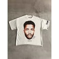 thumbnail image 3 of Camiseta de algodón Y2K para hombre, camiseta Harajuku street hip-hop con estampado de ojos grandes y boca, top clásico de manga corta de gran tamaño, 3 of 5
