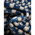 thumbnail image 4 of Unique Loom Williamsburg Collection Area Rug - Allover (5' 1" Round Blue/Gray), 4 of 7