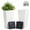 WhiteStone-2 Pack, variant on GreenShip 27 inch Large Outdoor Planter, Tall Planters for Outdoor Plants, Set of 2 Flower Pots with Drainage & Inner Shelf, Modern Decorative Garden Pots for Porch, Patio, Front Door