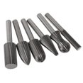 thumbnail image 4 of 6pcs 1/4 Inch Steel Solid Carbide Rotary Files Burrs Set Fits Rotary, 4 of 7