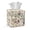 Beige-Floral Hummingbird, variant on Kuiaobaty Ink Floral Print Cube Tissue Box Cover with Chinese Style Square Tissue Box Cover with Easy Refill Leather Tissue Holder Facial Paper Organizer Dispenser for Home Office Desk, Beige