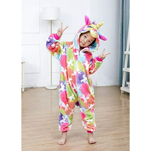 Disfraces de Cosplay de Animales para Niños Pijamas Navidad Niños Galaxia Unicornio Onesie NewPlush NewPlush