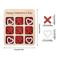 thumbnail image 2 of Valentine Themed Wood Tabletop Game for Couples - Cozy Date Night Activity - Unique Heart Shape for Two Players - Indoor Family for All Ages, 2 of 2