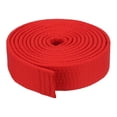 thumbnail image 1 of Cinturón de clasificación de Taekwondo Uxcell, cinturón de artes marciales de poliéster Judo Karate para prácticas de enseñanza de entrenadores rojo 9.8 pies, 1 of 5