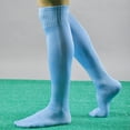 thumbnail image 3 of Men's Solid Color Football Stockings Sport Soccer Long Socks Over Knee High Sock Baseball Hockey Socks, 3 of 6