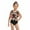 6Black, variant on Jacenvly New Parent-Child Swimsuit Skin-Friendly Plus Size Swimwear Family Swimsuits Matching Set Print Out Backless Swimwear 2-10 Years Blue