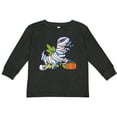 thumbnail image 3 of Inktastic Halloween Dinosaur Mummy Boys or Girls Long Sleeve Toddler T-Shirt, 3 of 5