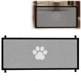 thumbnail image 1 of Pet Dog Gate for Stairs Folding Dog Barrier Safety Stair Mesh Gates Suitable for Indoor House Use Qhzl A-G, 1 of 5