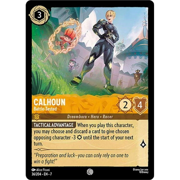 Disney Lorcana Archazia's Island Common Calhoun - Battle-Tested #36