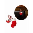 thumbnail image 6 of Handcrafted Christmas Santa Keychain Portable Keychain Pendant Hand Knit Festive Accessory for Christmas Enthusiasts, 6 of 11