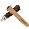 thumbnail image 4 of Correa de reloj de piel de vaca auténtica de alta calidad para hombre Tissot T60 con hebilla de mariposa, pulsera convexa de 24 x 14 mm, 4 of 5