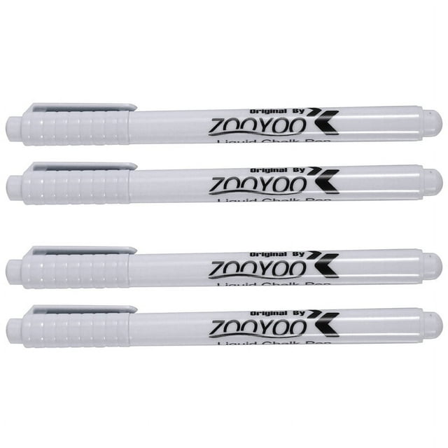 4Pz Tiza Líquida Marcador de Pluma para Vidrio Ventana Pizarra Pizarrón Blanco