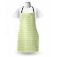 thumbnail image 3 of Moroccan Apron, Repetitive Vintage Look Fresh Tones Floral Inspired Pattern, Unisex Kitchen Bib with Adjustable Neck for Cooking Gardening, Adult Size, Pale Green Seafoam, by Ambesonne, 3 of 4