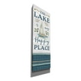 thumbnail image 2 of Epic Graffiti 'Lakeside Retreat Happy Place' by Silvia Vassileva, Canvas Wall Art, 12"x36", 2 of 2