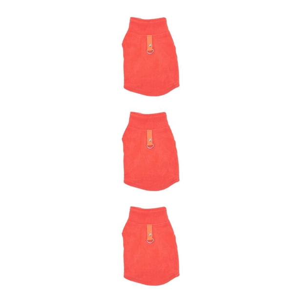 Ropa para perros Methold Chaleco Correa Camisetas Sin hebillas Varios tamaños Sudadera Naranja L