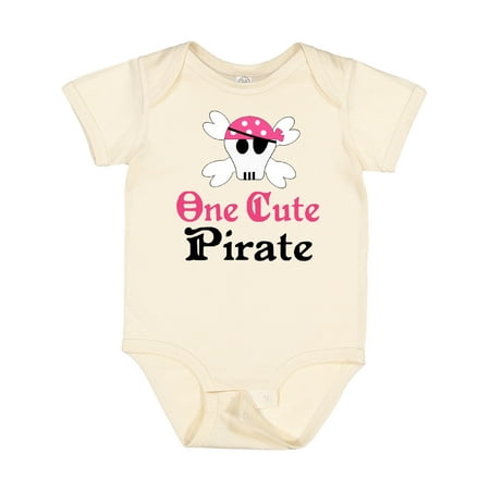 

Inktastic Girls Cute Pirate Girls Baby Bodysuit