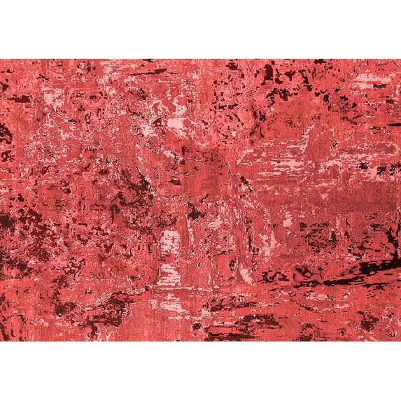 Ahgly Company Indoor Rectangle Oriental Red Industrial Area Rugs, 8' x 12'