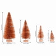 thumbnail image 6 of Yoyauz Christmas Trees 16 Pcs Artificial Mini Christmas Trees Miniature Pine Trees 4 Sizes Sisal Trees with Wood Base Bottle Brush Trees Tabletop Xmas Tree for Crafting Displaying Decoration, 6 of 6