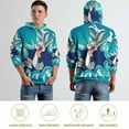 thumbnail image 3 of Looney Tunes Bugs Bunny Hoodie 3D Print Pullover Hooded Long Sleeve Sweatshirts Tops Blouse with Pocket for Mens Womens, 3 of 7