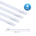 thumbnail image 2 of 4pcs Plastic Wrap Cutter, 12in Plastic Wrap Slide Cutter Self Adhesive Installation Replacement for Aluminum Foil Wax Paper Parchment Paper Wrap Dispenser, White, 2 of 6
