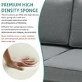 thumbnail image 3 of Superjoe 8 Pcs Outdoor Patio Furniture Set Aluminum Conversation Set Sectional Sofa Sets With Table and Ottoman, Gray, 3 of 8