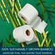 thumbnail image 5 of Papel higiénico Grove Co. Fibra de bambú, 3 capas, 18 rollos, 5 of 7