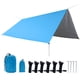 thumbnail image 1 of Toldo de vela Toldo de vela de 10 x 10 pies, resistente al agua, resistente a los rayos UV, resistente a los rayos UV, para arena, con clavijas, bolsa de almacenamiento de cuerda para patio al aire li Abanopi Toldo de vela, 1 of 7