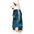 thumbnail image 1 of Fotbe Vintage Blue Pattern Whale Sudadera con Estampado para Perros Pequeños – Suéter con Capucha para Mascotas, Tela Suave de Forro Polar con Bolsillo-Small, 1 of 7