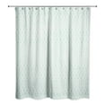 thumbnail image 2 of Creative Products Teal Watercolor Pattern 71x74 Shower Curtain, 2 of 2