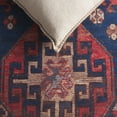 thumbnail image 5 of SAFAVIEH Tuscon Cole Oriental Machine Washable Area Rug, Navy/Rust, 6' x 6' Round, 5 of 9