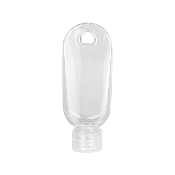 leyfeng Botellas de plástico transparente para llavero de viaje, pulverizador de niebla fina portátil vacío, atomizador a prueba de fugas, líquido recargable