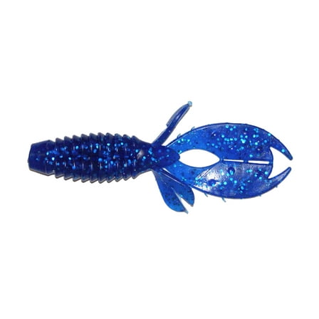 Big Bite Baits YoMama Soft Plastic Creature Bait (Sapphire Blue, 3 inch)