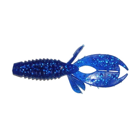 Big Bite Baits YoMama Soft Plastic Creature Bait (Sapphire Blue 3 inch)