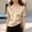 Khaki, variant on Women's Elegant Satin Blouse Side Tie Drawstring V Neck Tops Summer Asymmetrical Hem Short Sleeve Casual Shirts