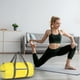 thumbnail image 4 of Bolsa de lona plegable | Bolsa de gimnasio portátil para hombre y mujer | Bolsa ligera de viaje y deportiva con bolsillo interior | 50 x 24 cm | 1 bolsa, 4 of 6