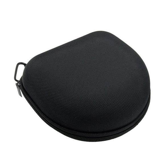 Waterproof Storage Box Protective Cover Round-shaped Zippered Headphone Bag for Headset