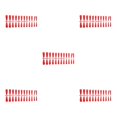 thumbnail image 2 of ZheElen Fake Nail Set French Style Scratch Resistant Press-on Fingernails Full Cover Removable for Trimble Adjustable Manicure Stickers Type 14 5Set, 2 of 6