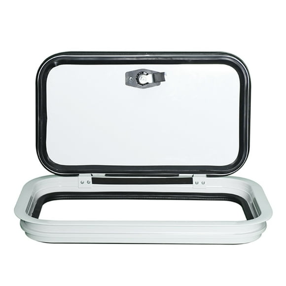 RV Replacement Parts and Accessories RV Camper Flush Mount Gas Fuel Hatch and Key Polar White
