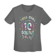 thumbnail image 5 of This Girl Is Now 10 Double Digits Women'S Basic Short Sleeve T-Shirt Deep Heather Large, 5 of 5