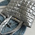 thumbnail image 2 of Bolsa acolchada de algodón acolchada de viaje informales a cuadros Color sólido Invierno para fiesta Ndcxsfigh Para Estrenar, 2 of 9