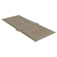 thumbnail image 6 of vidaXL Reclining Patio Chairs with Cushions Outdoor Furniture Solid Wood Teak, 6 of 12