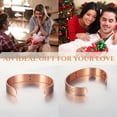 thumbnail image 6 of Metaljc Magnetic Christian Jesus Copper Cuff Bracelet for Men Women, Religious Jewelry Gifts, 6 of 6