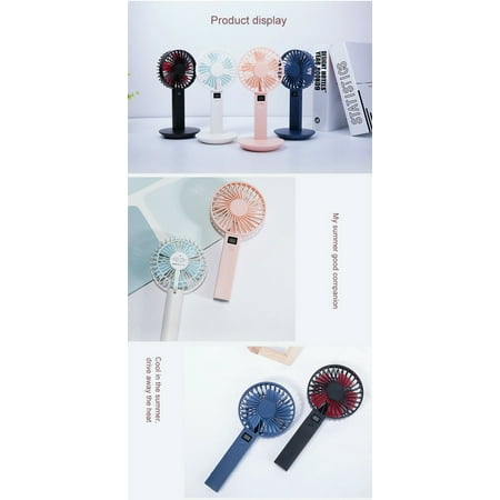 

Mqlnutr Mini Handheld Portable Fan USB Desk Fan Small Personal Fan battery rechargable