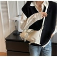 thumbnail image 4 of AOOOWER Trendy Korean Motorcycle Bag for Women Stylish Underarm Style PU Shoulder Bags, 4 of 21