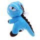 thumbnail image 1 of Colgante de felpa de dinosaurio perfke Llavero Azul, 1 of 6